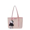 Bolsa Tote Coreana Versátil com Grande Capacidade para Mulheres, Design de Nicho de Luxo de Alta Qualidade, Bolsa de Ombro e Transversal com Design Único