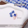 K9 Nuevo Super Flash Fondo Puntiagudo Azul Zafiro Manicura Diamante Azul Diamante de Forma Especial Cubo de Azúcar Huevo de Paloma Montón de Diamantes Joyería de Uñas de Diamante 30