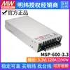 Fuente de Alimentación Conmutada de Grado Médico Serie Msp-600 de Mean Well Taiwán 3.3/5/7.5/12/15/24/36/48V