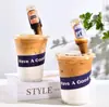 Botella Cuadrada Pequeña de Vino Lista para Usar de 25 ml del Fabricante, Botella de Plástico PET para Bebidas, Comercial, Doméstica, Conveniente, Empaque Personalizable