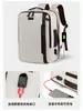 Mochila para computadora para hombre, mochila de viaje, bolsa escolar de gran capacidad, bolsa de mano multifuncional ligera para viajes cortos y viajes de negocios