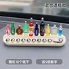 Señal de Estacionamiento Temporal para Coche con Botella de Vino Pequeña Creativa, Placa de Matrícula Móvil Multifuncional de Aromaterapia, Soporte de Matrícula de Coche, Adorno