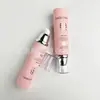 Suministro Directo de Fábrica D35 Tubo Rosa Bb Cream Empaque Tubo Cosmético Cabezal de Bomba Personalizado Presionar Pe Tubo en Blanco