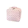 2026 Nueva Bolsa Cosmética de Mano de Lunares para Mujer Impermeable Gran Capacidad en Capas Portátil para Viaje Bolsa de Almacenamiento para Artículos de Tocador