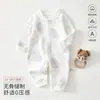 Enterizo infantil de otoño, Clase A, mameluco de bebé 100% algodón, sin costuras, manga larga, diseño de caricaturas, unisex, apto para bebés, para usar en interiores