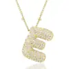 Condado de Hai Feng Mei Long Joyería Transfronteriza Europea y Americana Chapado en Cobre Collar de 26 Letras Accesorios de Joyería Dorada Cuentas de Clip