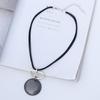 Amazon Explosivo Estilo Coreano Simple Europeo y Americano Color de Contraste Colgante para Mujer Alto Sentido Simple Estilo Ins Joyería Collar Corto
