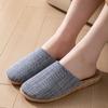 Zapatillas de Lino con Puntera de Tela Cixi Home Sandalias al por Mayor Verano para Mujer Zapatillas de Algodón y Lino de Suela Gruesa Uso en Casa de Verano