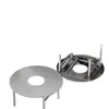 Mesa de aço inoxidável, mesa para hot pot, mesa para fogão de indução, mesa para churrasco, mesa dobrável, mesinha quadrada, mesa redonda para armazenamento