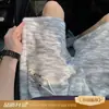 Novos shorts masculinos estilo americano de verão, marca da moda, design fino, nicho, caimento solto, esportivo, casual, calças coloridas até o joelho