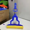 Mop Esponja Dobrável Mop Esponja Absorvente Mop Chinelo Clip Espremedor Esponja de PVC Mop Limpeza Doméstica