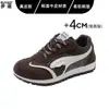 Zapatillas de cordones vintage de cuero que hacen que tus pies se vean más pequeños, zapatillas deportivas casuales versátiles y ligeras para mujer, zapatillas de entrenamiento alemanas