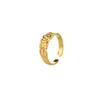 Europa y Estados Unidos diseño de Joker simple transfronterizo anillo de línea de bobinado de nudo dorado de acero inoxidable anillo anillo anillo venta directa de fábrica