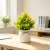 Nuevo Cordón de Cáñamo Lavanda de 31 Hilos Adorno para Planta en Maceta Decoración de Atmósfera para Restaurante Bar Flor Artificial Planta Verde Bonsái Decoración de Escritorio