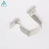 Accesorios para Canaleta Cuadrada de PVC, Canaleta para Agua de Lluvia, Canalón de Drenaje de Plástico, Recogida de Agua de Aleros, Soporte para Bajante, Abrazadera para Tubería de Alcantarilla