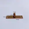 Mola de piso de porta de vidro, extensão do eixo superior, peça de hardware, acessórios de fixação de eixo fixo simples de aço inoxidável