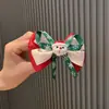 Adornos Navideños Transfronterizos Reno Dibujo Animado Accesorios para el Cabello de Niños Pasador de Lazo Super Hada Niñas Europeas y Americanas Pinza de Pato Pinza Lateral