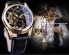 T-WINNER ganador A3 estilo europeo y americano moda para hombre ocio movimiento mecánico hueco reloj mecánico automático