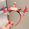 Diadema de Cabeza de Ciervo Linda Transfronteriza Europea y Americana para Mujer 2026 Nuevo Estilo Gorro de Oso Diadema de Astas Accesorios para el Cabello de Navidad