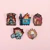 Broche Serie Llama Nueva Transfronteriza Forma Creativa de Gato Dibujo Animado Tigre Paloma Calavera Insignia Estilo Punk
