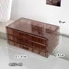 Caja de Almacenamiento para Cuentas Hecho a Mano Materiales DIY Cuentas de Semilla de Vidrio Caja de Joyería Multicapa con Múltiples Compartimentos Transparente