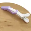 Colorimetría Peluquería Clip de Posicionamiento para Peinado Herramienta de División Pinza de Cocodrilo Pinza de Pato Especial para Cabello Rizado Peluquero para Teñido