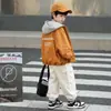 Chaqueta con capucha para niños Otoño 2026 Nueva Moda Chaqueta Deportiva para Niños para Niños Estilo Moderno Primavera y Otoño