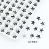 Rhinestones Pentagrama para Uñas Dongzhou Crystal 5mm, Rhinestones Dongzhou K9 de Alta Calidad, Decoraciones Navideñas para Uñas