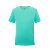 Gelo seda de secagem rápida T-shirt personalizado logotipo impresso correndo grupo equipe pescoço manga curta atividade publicidade camisa grupo roupas de trabalho atacado