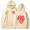 Marca europea y americana de moda Sudadera con capucha de moda para hombre Girls Don't Cry suéter atuendo de pareja nueva colección primavera y otoño