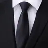 Ropa Formal de Negocios para Hombre 8cm Trabajo Corbata con Cremallera Femenina Novio Boda Rayas Azules Delgada Negro Persona Perezosa Gratis