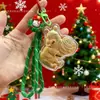 Shuibeizijin Oro 999 Dibujo Animado Winnie the Pooh Cadena para Teléfono Móvil Colgante Llavero de Bolsillo Regalo de Navidad