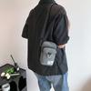Bolso bandolera para mujer, novedad de 2023, bolso pequeño de lona japonesa, bolso para teléfono móvil, bolso de hombro informal y sencillo, bolso de mezclilla