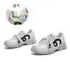 Zapatos de Carreras de Cuero Genuino Primavera 2026 Nuevos Tenis Deportivos de Suela Gruesa Calzado Versátil Casual para Mujer con Diseño de Bloques de Color