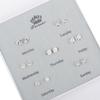 Pendientes de Plata de Ley 925, Caja de Regalo de Una Semana, Pendientes de Trébol de Cuatro Hojas de Lujo de Alta Gama, Regalo de San Valentín para Novia