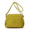 2025 Jierangshi Nueva Bolsa de Tela de Nylon Estilo Coreano Multibolsillos Gran Capacidad Hombro Cruzada Bolsa para Teléfono Móvil Cero