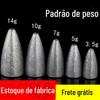 Bullet chumbo pingente chumbo atacado Luya chumbo coração pingente isca macia verme Texas grupo de pesca manivela gancho bala pingente chumbo atacado