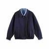 Nanxia Disfraz Otoño Nuevo Versátil Estilo Americano Chaqueta de Cuello Alto Reversible Top a Cuadros para Hombre con Acabado de Alta Gama