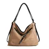 Bolso Cruzado Bolso de Gamuza y Terciopelo Bolso de Mujer 2026 Nuevo Bolso Tote de Gama Alta Bolso Cruzado Versátil Bolso Tres en Uno