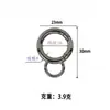 Fabricante Original Anel Liga de Zinco Argola de Mola Tipo Empurrador Argola Aberta Acessórios de Ferragem Anel de Metal Atacado