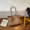 Bolsa Tote Retro de Grande Capacidade para o Dia a Dia Feminina 2026 Nova Versátil Luxo Leve Nicho High-End Casual Bolsa de Ombro