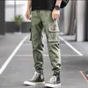 Calças Cargo Masculinas Verão 2025 Novas Tendências Estilo Americano Calças Casuais Retro Paraquedista Soltas Jogger Calças Longas