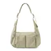 Bolsa de Hombro Unisex Grande de Nylon Nueva Tendencia Versátil para Primavera/Verano 2026 Bolso Cruzado Casual Bolso de Axila