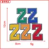 En stock Toalla de Letras de Doble Capa Bordado Parche de Insignia Bordada Pegatina de Tela Accesorios para Ropa Accesorios Suministro Directo de Fábrica