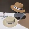 2026 Nuevo Sombrero de Paja con Encaje para Mujer Verano Protección Solar Sombrero para Salir Sombrero de Sol Playa Costa Sombrero de Sol Copa Plana Pequeño Fedora