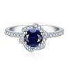 Anillo de plata esterlina camelia anillo de caibao de moda para mujer Europa y los Estados Unidos comercio exterior transfronterizo joyería viva una generación de venta al por mayor