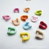 Llavero de Herradura de Colores, Llavero de Cuenta Abierta en Forma de D Pintada, Accesorio DIY, Anillo de Conexión de Aleación