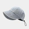 Estilo Japonês Vintage Denim Painel Leve Boné Simples Outono Outdoor Casual Chapéu de Sol Rosto Feminino Showface Pequeno Chapéu de Sol