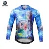 Ropa de Ciclismo de Otoño Xingheng para Hombre Nueva Ropa de Ciclismo Transpirable y Pantalones Ropa de Ciclismo Estampada Tops Largos Transfronterizo