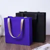 Bolsa tote de alta qualidade sem fundo, sacola de compras de vestuário feita sob medida, impressão de logotipo personalizado, sacola de papelão branco, sacola de presente personalizada